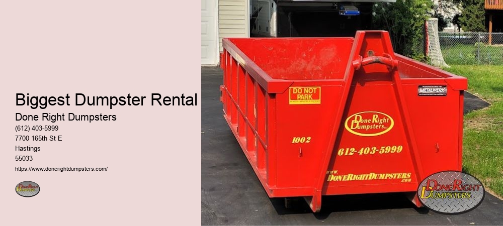 Commercial Dumpster Rental