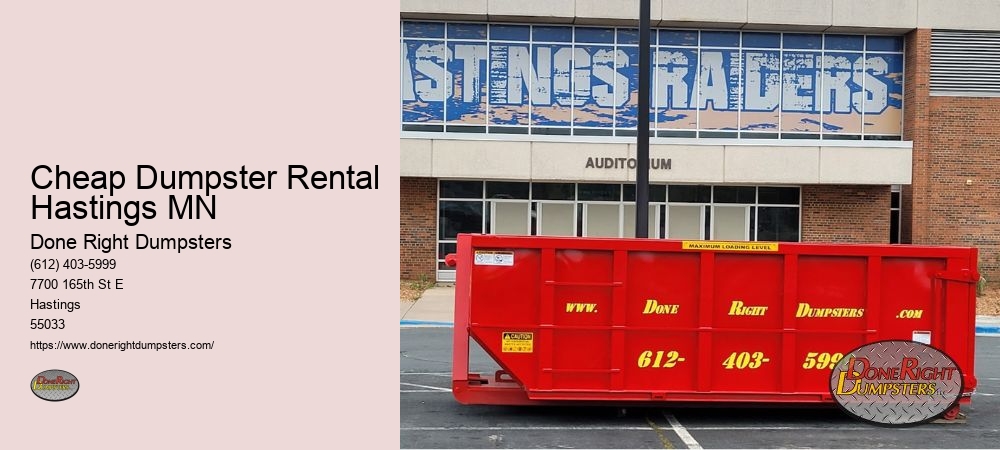 Large Dumpster Rental Cost