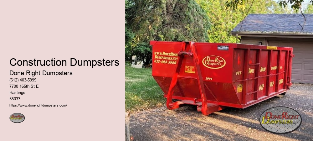 Residential Dumpster Rental Prices