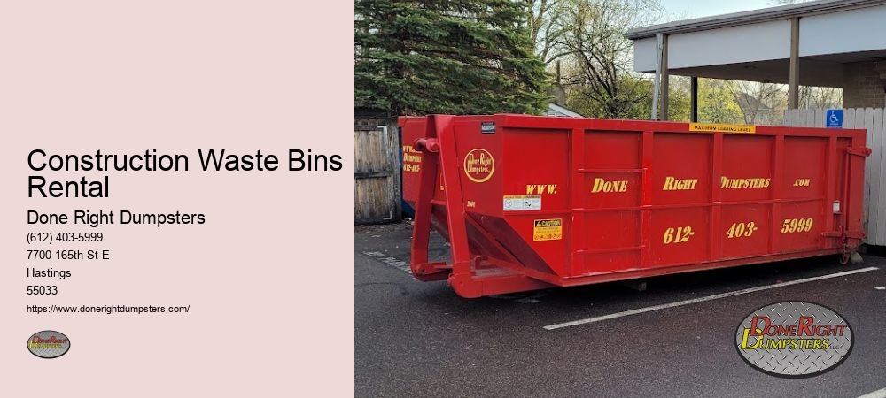 Residential Dumpster Rental Hastings MN