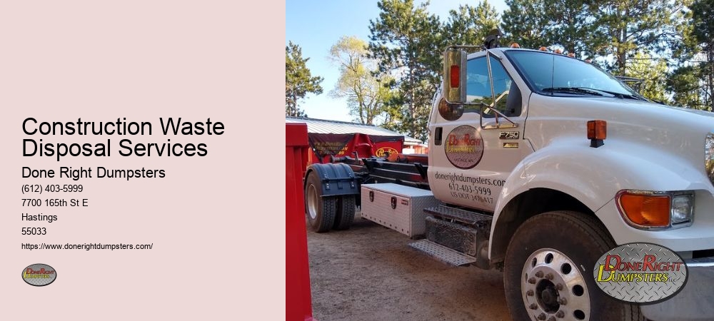 Construction Waste Disposal Services