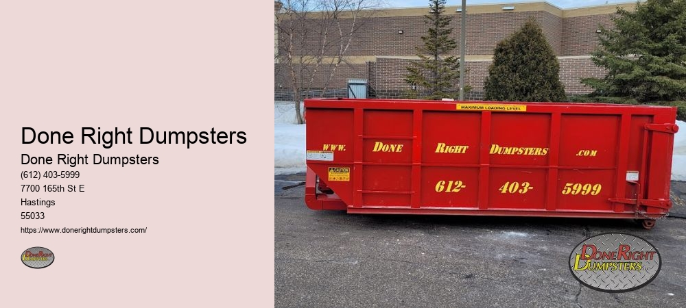 Done Right Dumpsters