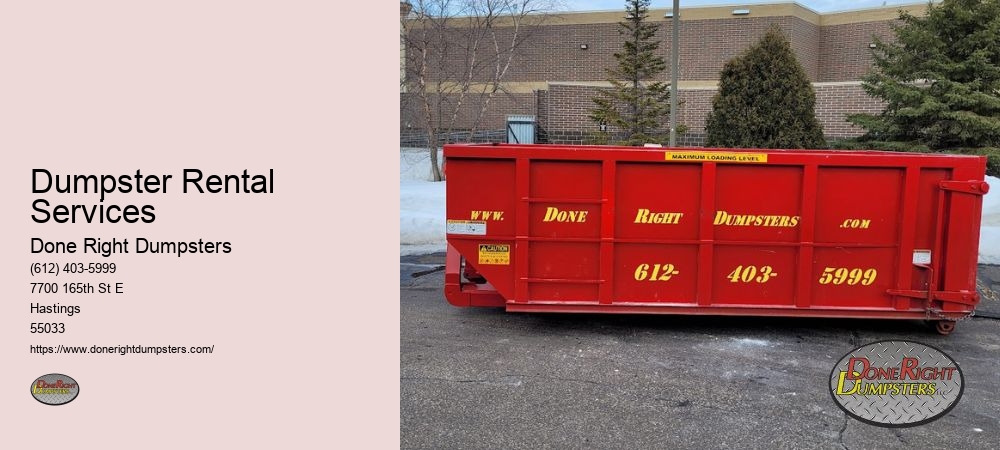 Dumpster Rental Services