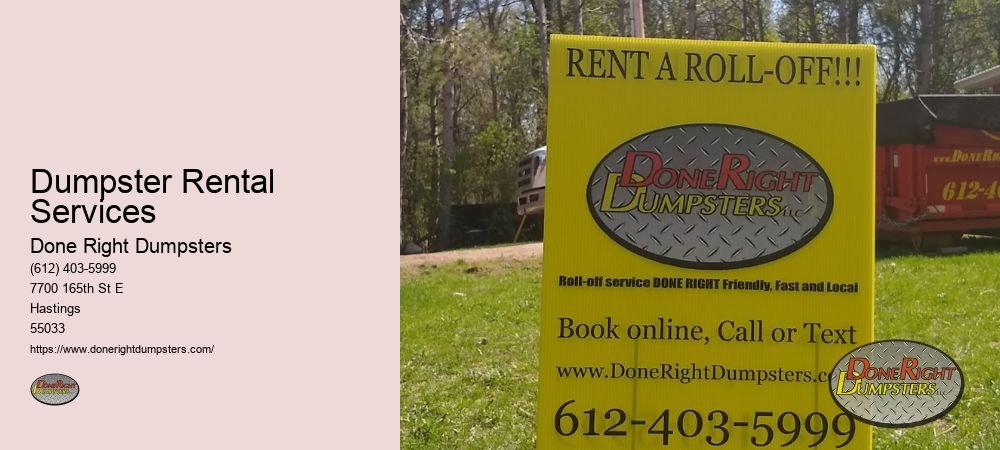 Residential Dumpster Rental Prices